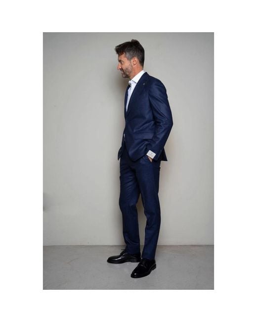 L.b.m. 1911 Blue Single Breasted Suits for men
