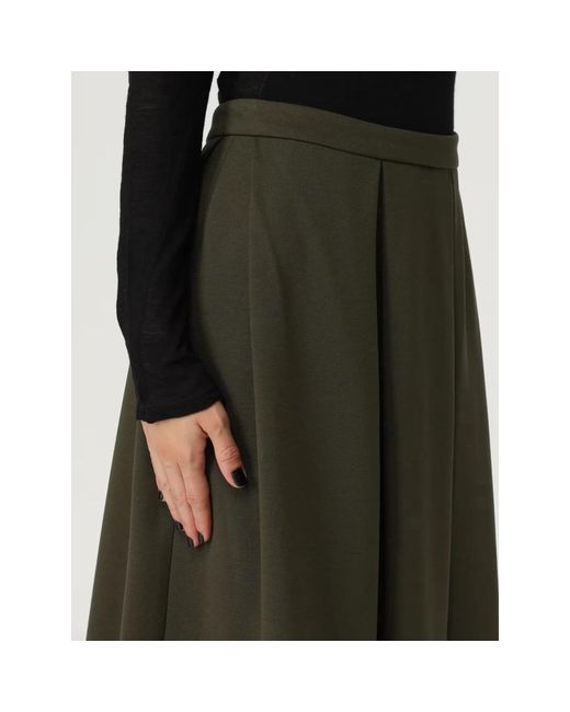 Liviana Conti Green Midi Skirts