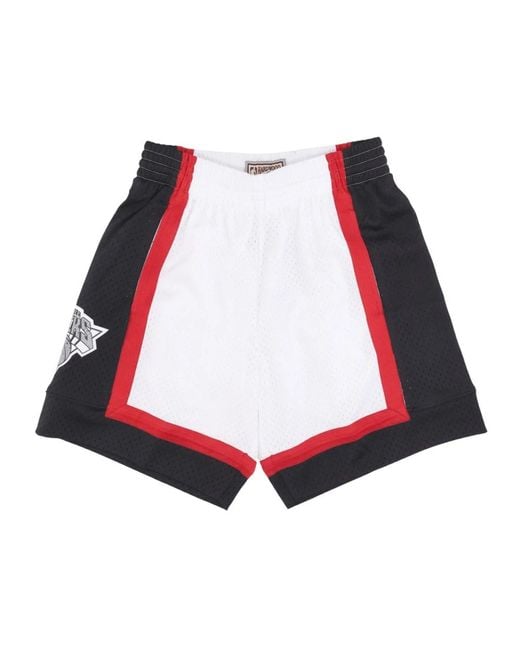 Mitchell & Ness Nba Cracked Cement Basketball Shorts in Red für Herren