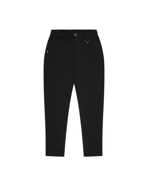 Slim-Fit Trousers Quotrell de hombre de color Black