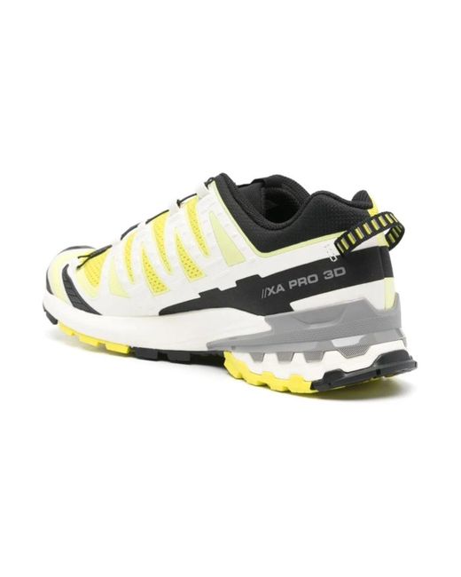 Salomon Yellow Xa Pro 3d V9 Contrast Sneakers for men