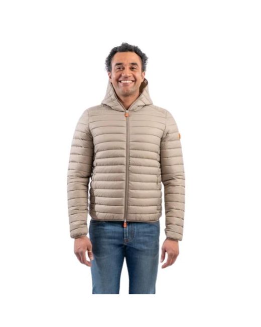 Save The Duck Duffy Jas Giga16 Stijl in het Natural voor heren