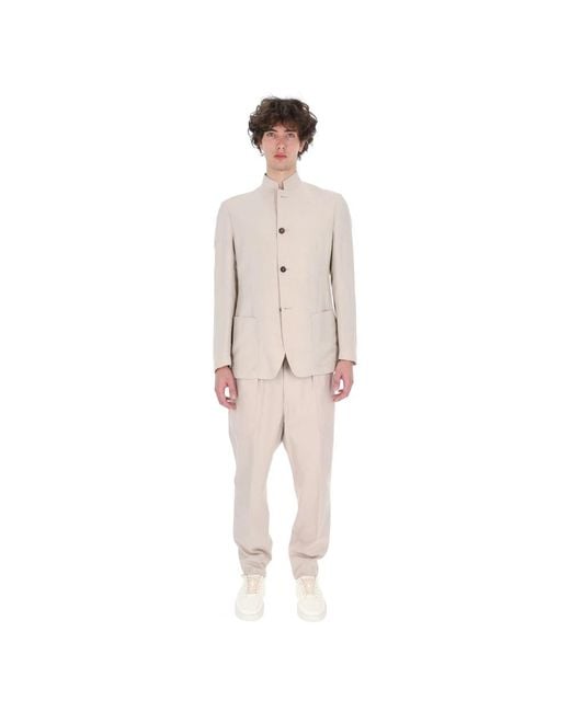 Eleventy Natural Blazers for men