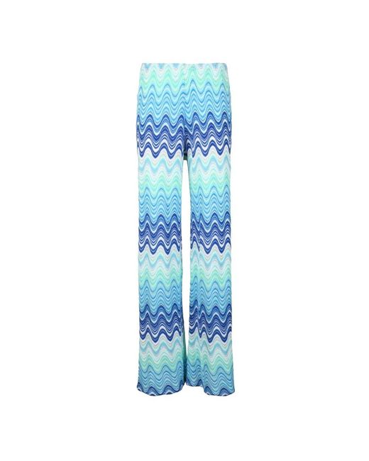 Mc2 Saint Barth Blue Lässige Baumwollmischungshose