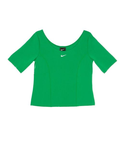 Nike Fitness ,Groen ,Sportswear Tech Pack Lucky T-Shirt in het Green