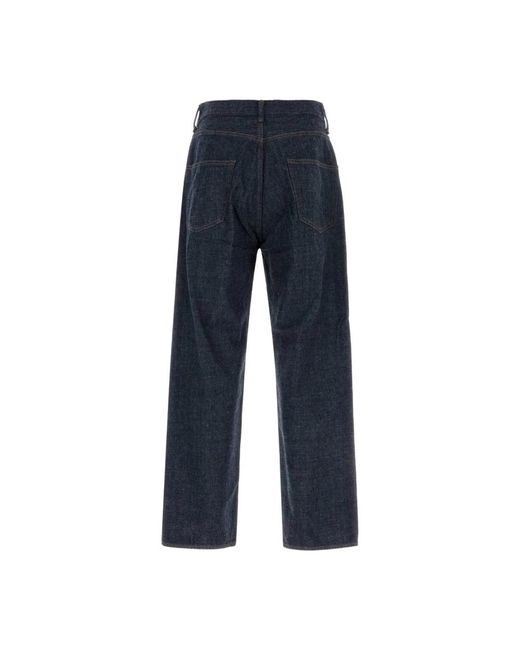 Nanamica Blue Straight Jeans for men