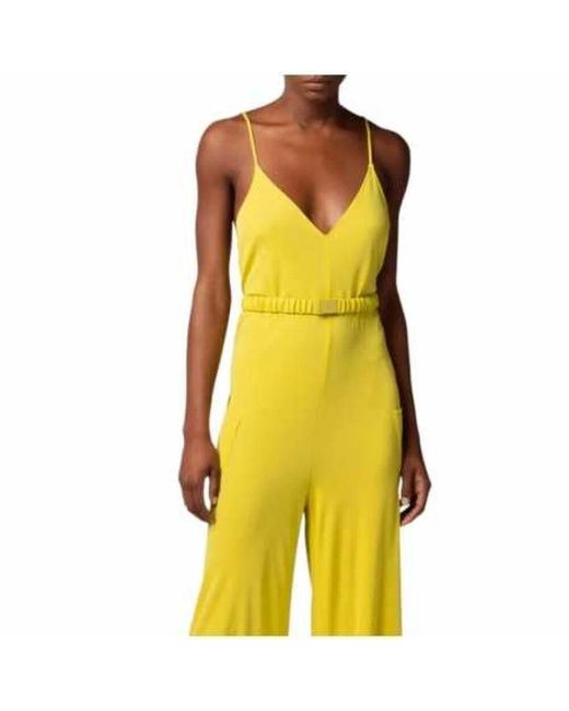 Jumpsuits Elisabetta Franchi de color Yellow