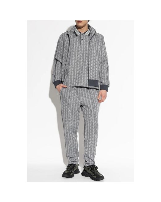 Lacoste Gray Zip-Throughs for men