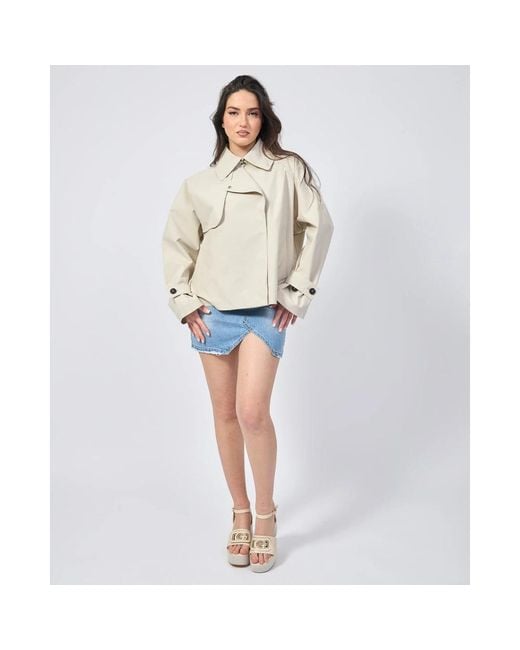 Save The Duck Light Jackets in het Natural