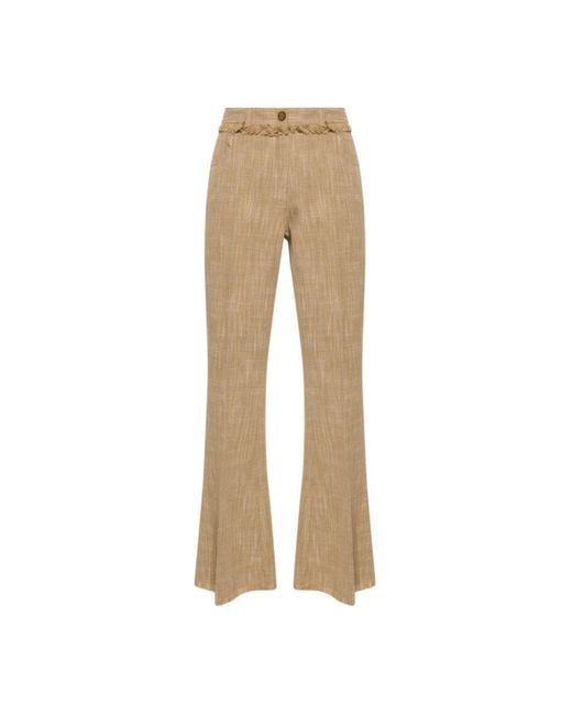 Etro Natural Wide Trousers