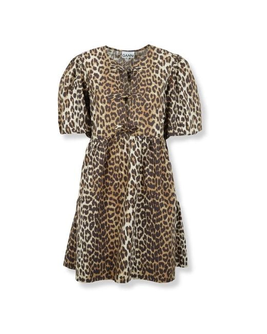 Ganni Multicolor Short Dresses