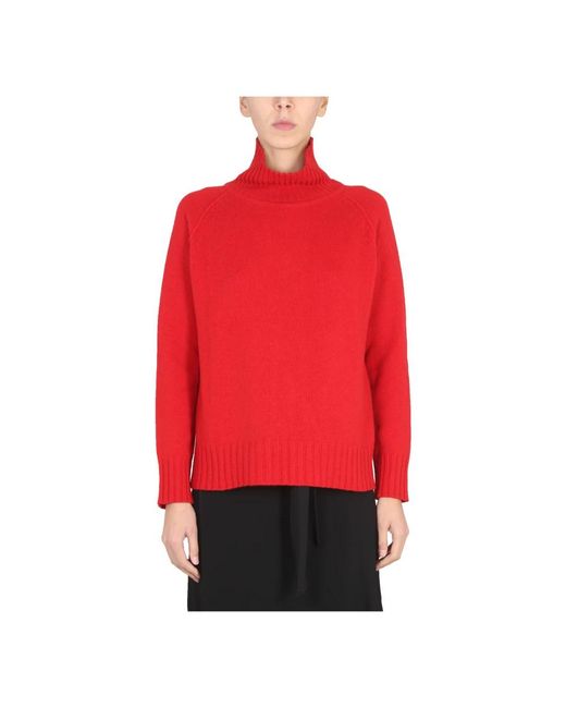 Stefano Mortari Red Turtlenecks