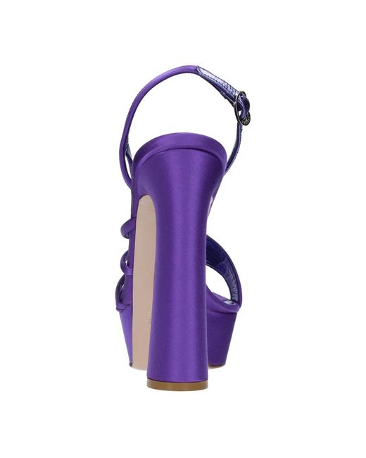 Le Silla Purple Sandals