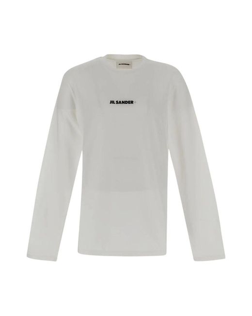 Jil Sander Baumwoll T-Shirt Für Männer in Gray für Herren