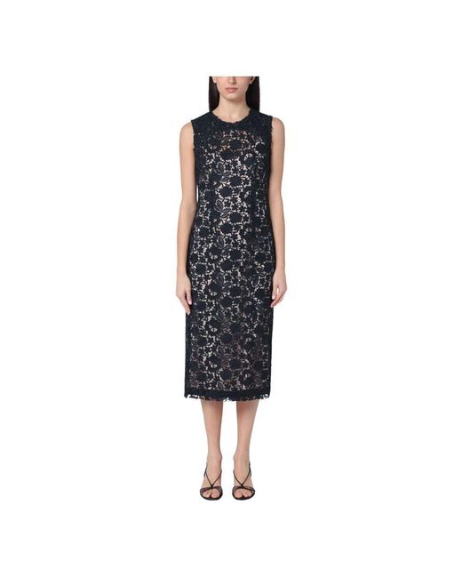 P.A.R.O.S.H. Black Langes Damenkleid Eleganter Stil