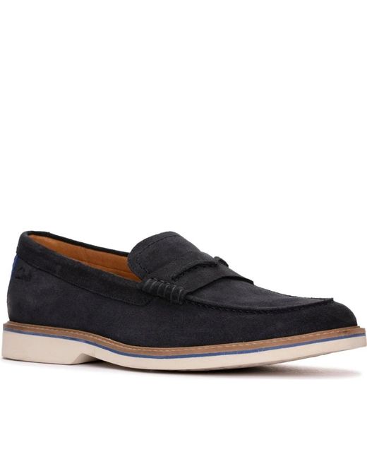 Shoes > flats > loafers Clarks pour homme en coloris Blue