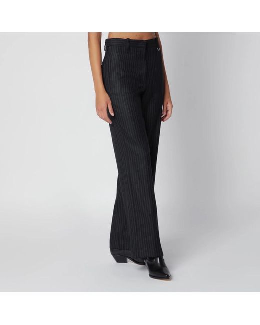 Isabel Marant Black Straight Trousers