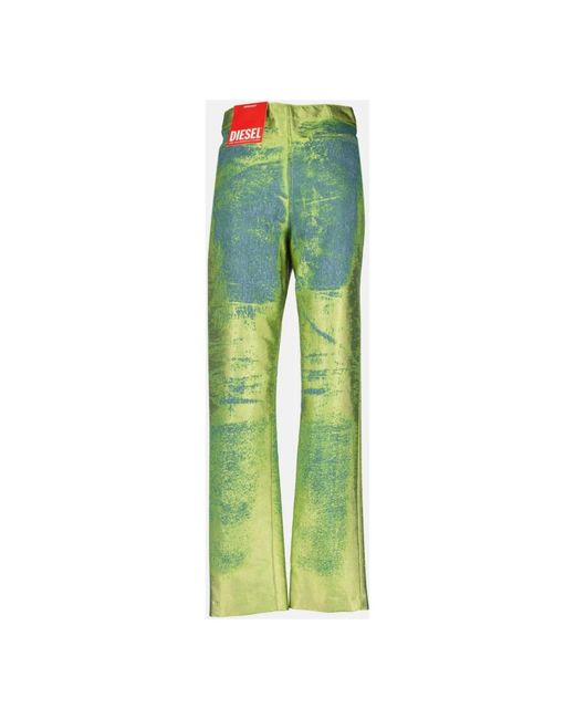 DIESEL Green Flared Jeans