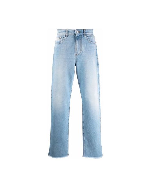 Gcds Blue Straight Fit Jeans for men