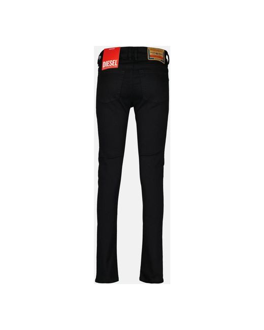 DIESEL Black Slim-Fit Jeans for men