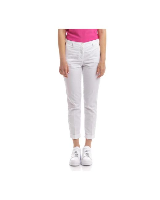 Seventy Pink Slim-Fit Trousers