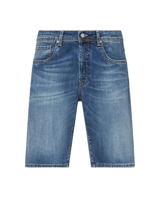 Liu Jo Blue Denim Shorts for men