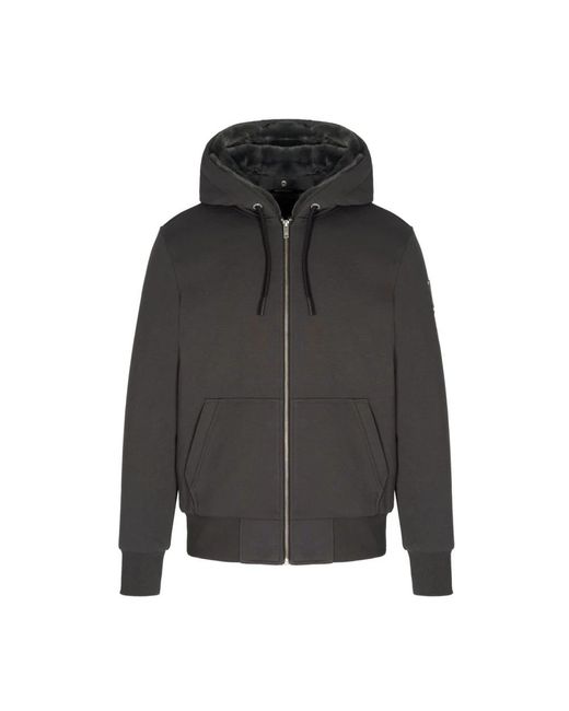 Moose Knuckles Gray Zip-Throughs for men