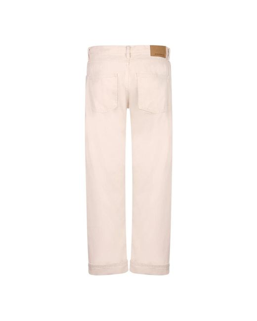 Amaranto Pink Straight Fit Jeans for men