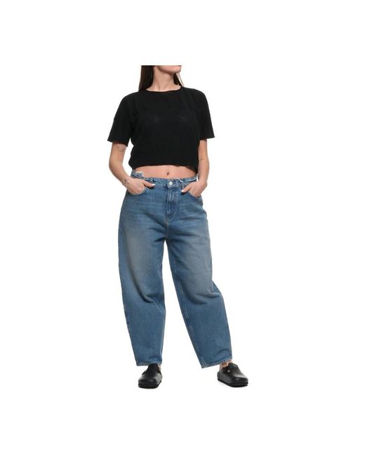 AMISH Blue Loose Fit Jeans