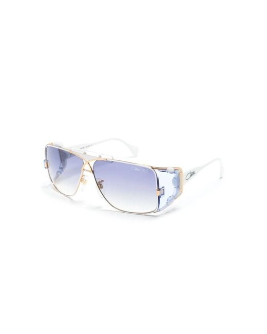 Cazal Blue Weiße sonnenbrille für den täglichen gebrauch