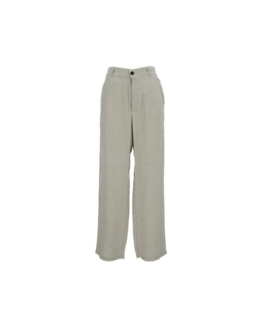 Barena Gray Wide Trousers