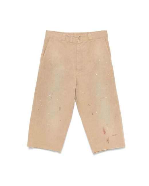 MM6 by Maison Martin Margiela Long Shorts in het Natural
