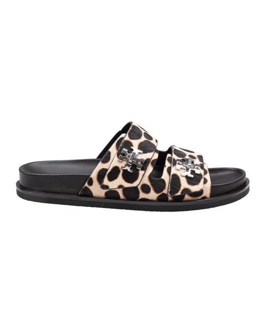 Tory Burch Black Sliders