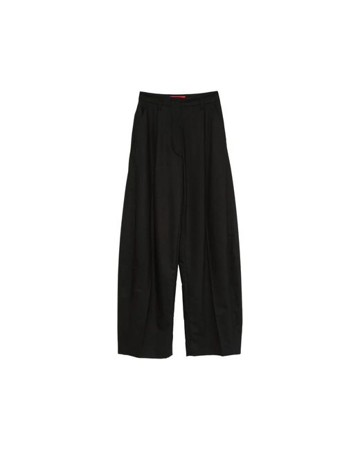 Thelatest Black Wide Trousers