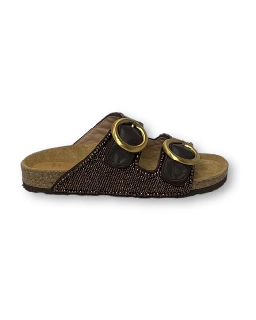 Infrabijoux sandali di Maliparmi in Brown