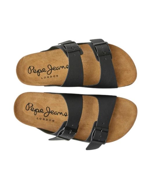 Pepe Jeans Blue Sliders