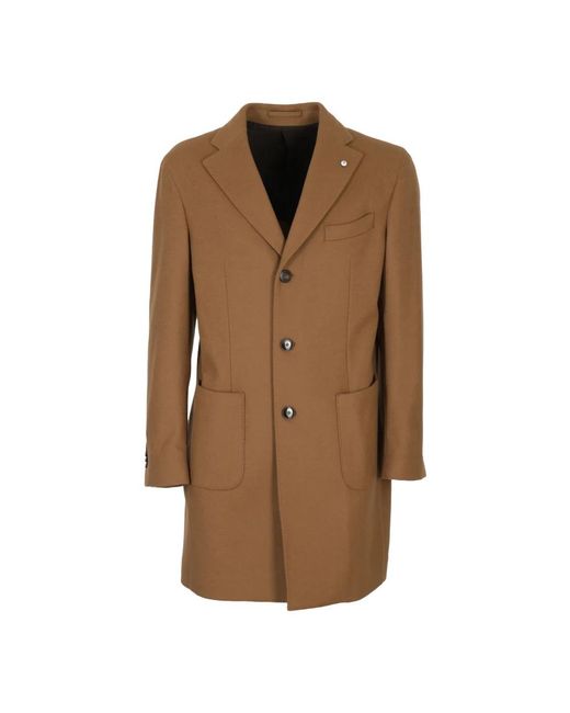 L.b.m. 1911 Brown Single-Breasted Coats for men