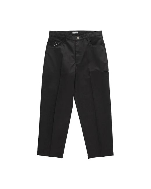 Pop Trading Co. Klassische Anthrazit-Arbeitshose in Black für Herren