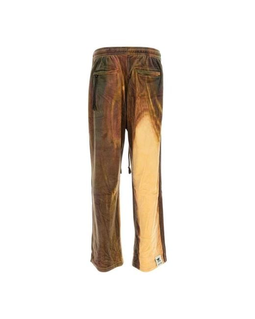 Straight Trousers Adidas de hombre de color Brown