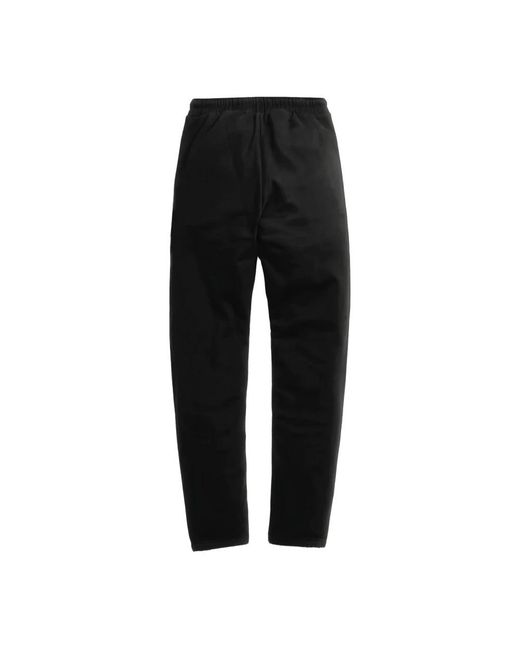 Throwback. Black Straight Trousers for men