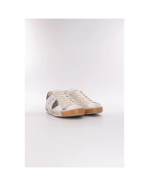 Philippe Model White Sneakers for men