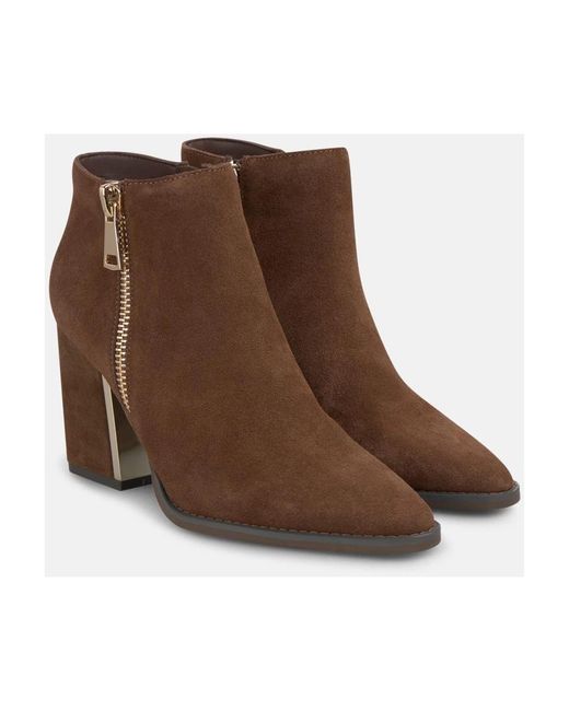 Alma En Pena. Brown Heeled Boots