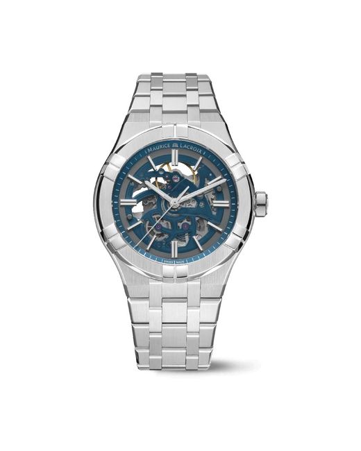 Maurice Lacroix Aikon Automatic Skeleton in het Metallic voor heren