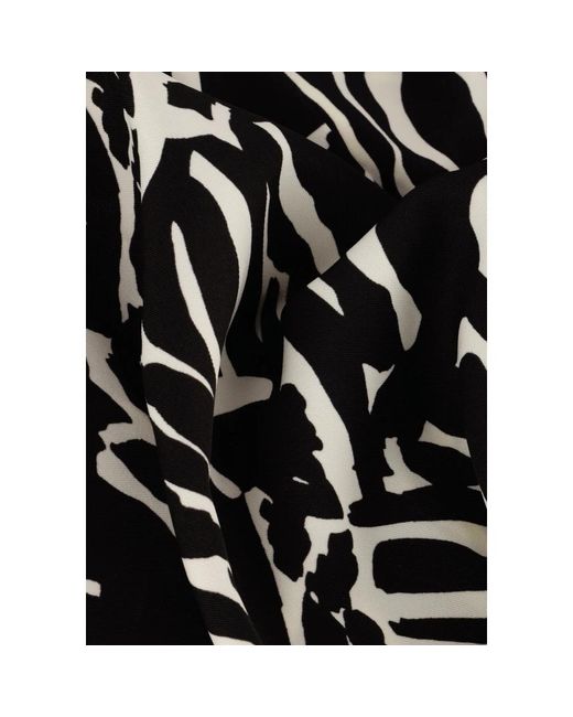 Gestuz Kleedjes ,Zwart ,Polyester Brayagz P Midi Jurk in het Black
