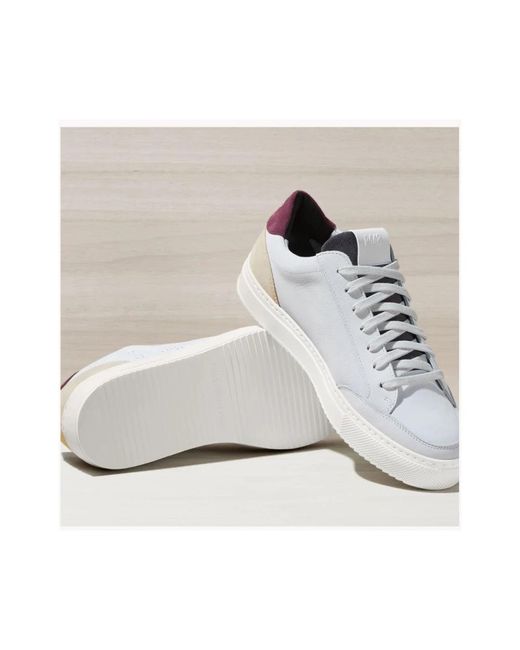 P448 Soho sportliche sneakers mit logo-detail in White für Herren