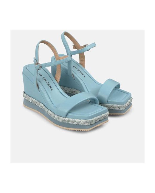 Wedges di Alma En Pena. in Blue