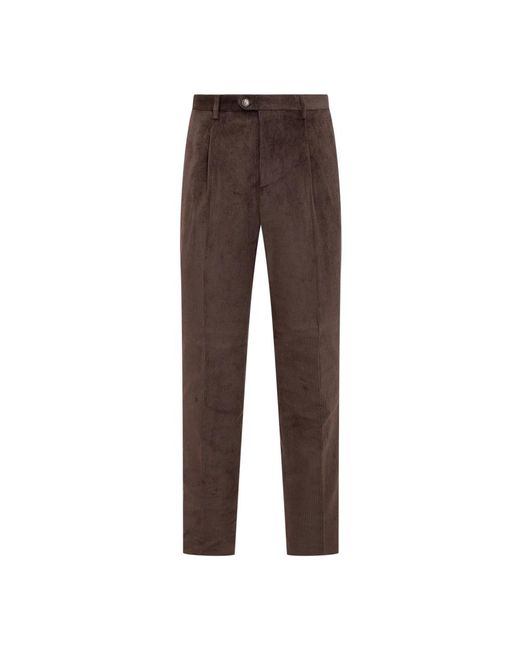 Etro Broeken ,Bruin ,Katoen 1 Pince Broek in het Brown voor heren