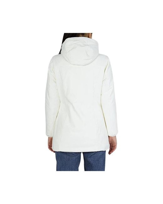 Yes Zee White Winter Jackets