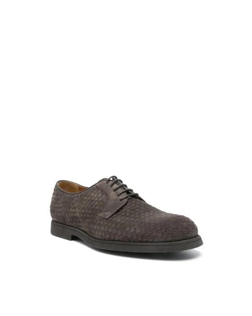 Doucal's Brown Laced Shoes for men