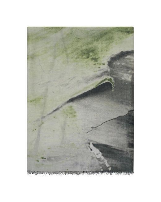 Emporio Armani Green Scarves for men
